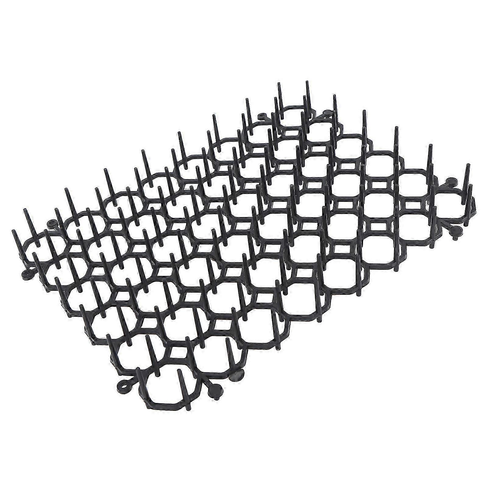 12 יחידות חתול הרתעה מחצלת אנטי חתול כלבים רשת מקורה חיצוני דוחה אימון פלסטיק ספייק מחצלת להרחקת חתולים כלבים מגן על צמחים-איוואן