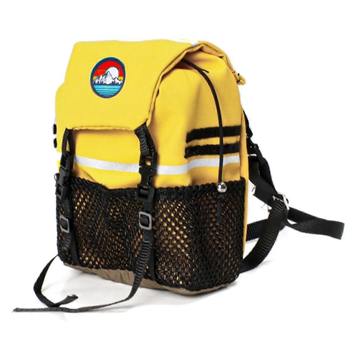 Simulation Backpack Shovel Storage Bag, Yellow bag