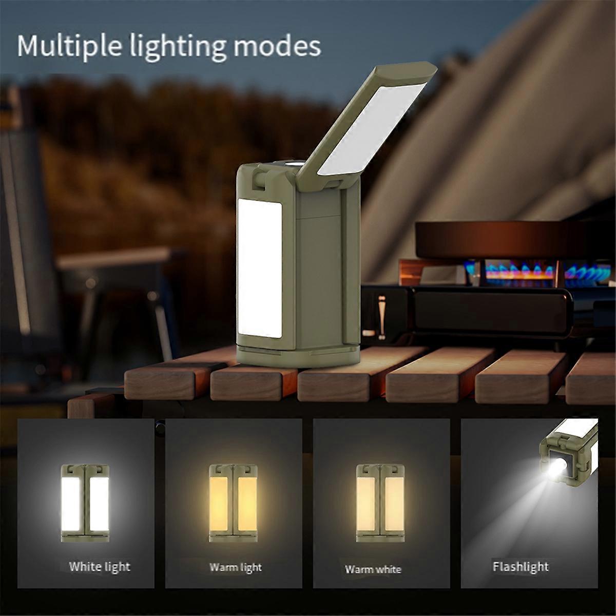 Folding Camping Lantern Rechargeable, 14000mAh LED Light for Outdoor