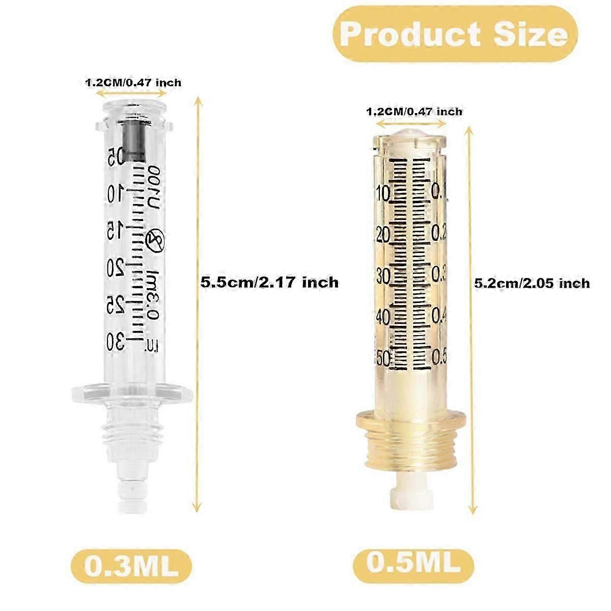 Leere Ampullendüse - Einweg, einzeln verpackt (10 Stück) 0,3 ML Edition