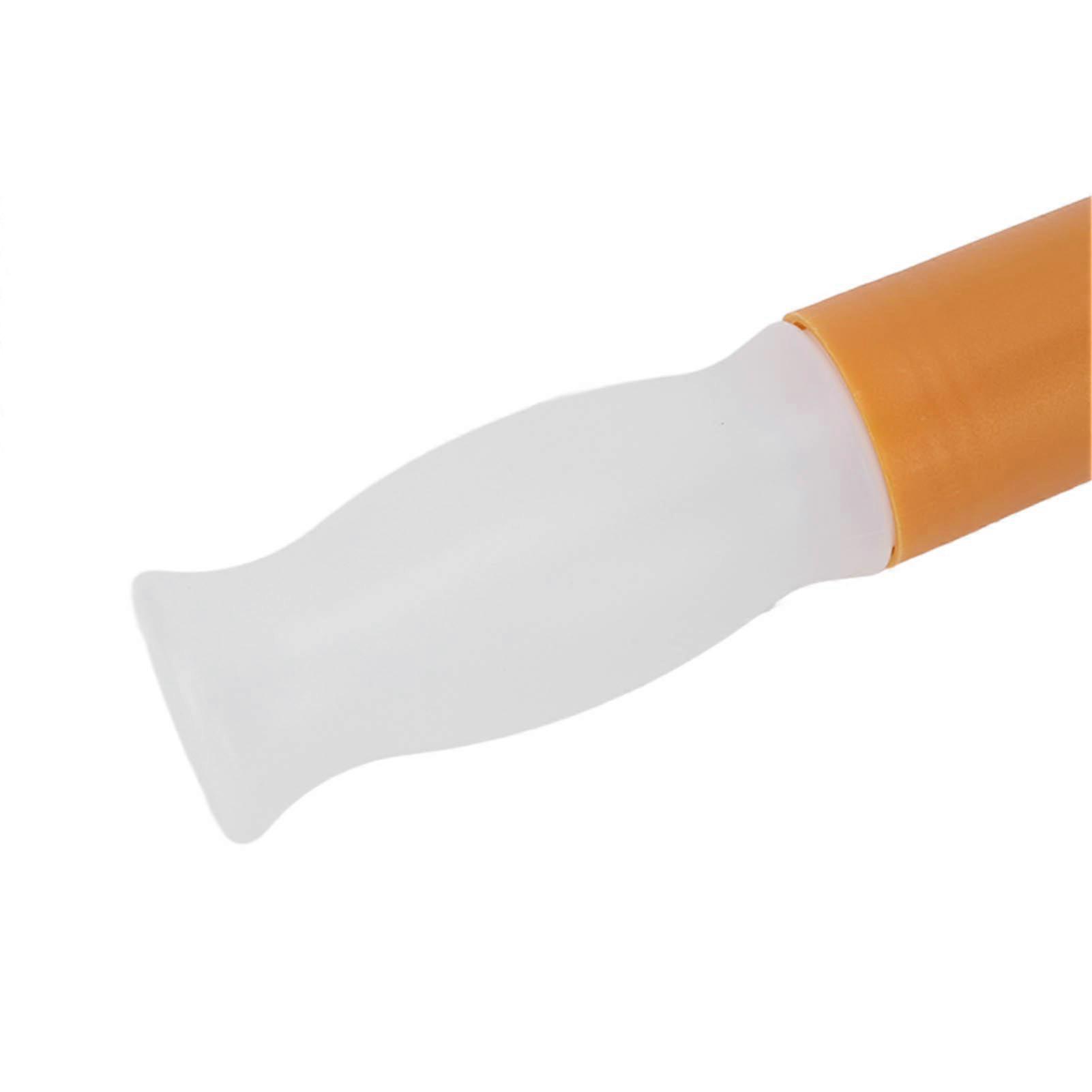 Hair dye applicator bottle with comb and graduated scale, 110 ml, for scalp treatment at home or in hair salons.