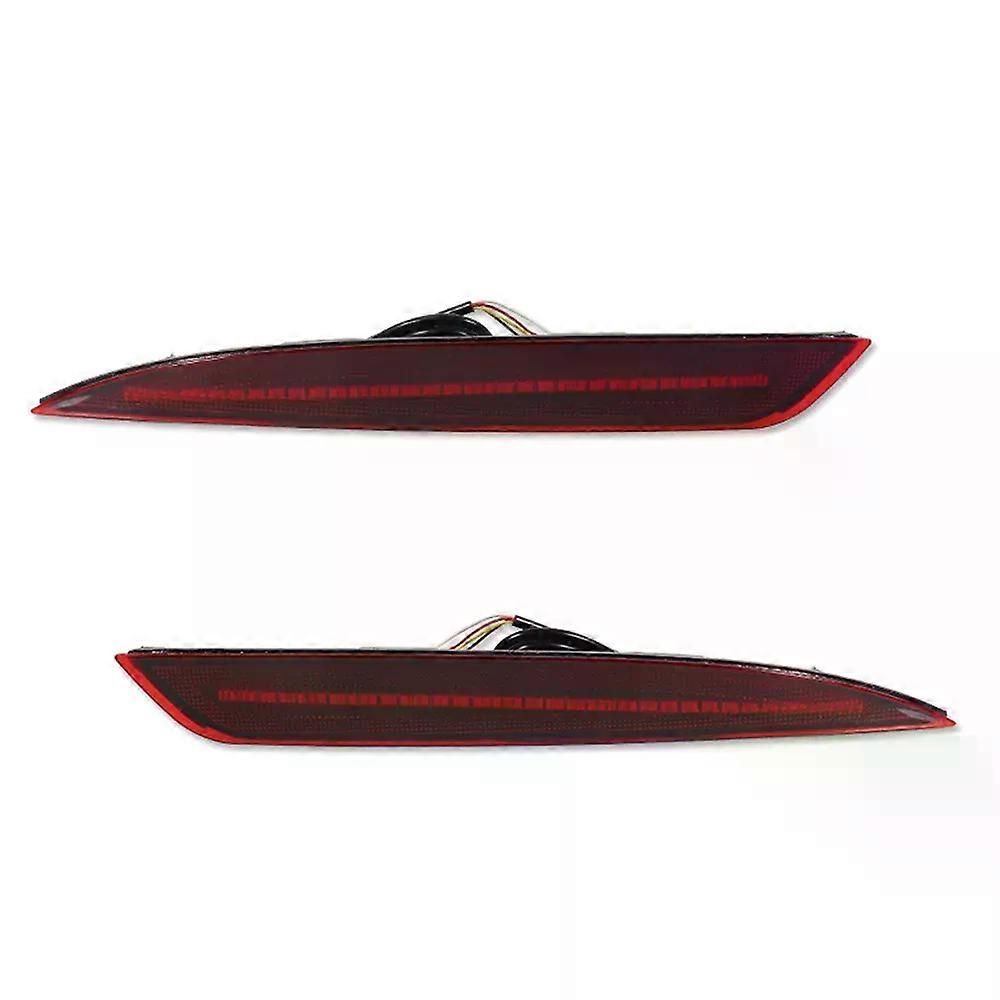 Applies toFor KIA Optima K5 2016 2017 2018 Red LED Car Rear Bumper Reflectors Tail/Brake Lights Rear Fog Lights w/ Sequential Turn Signal