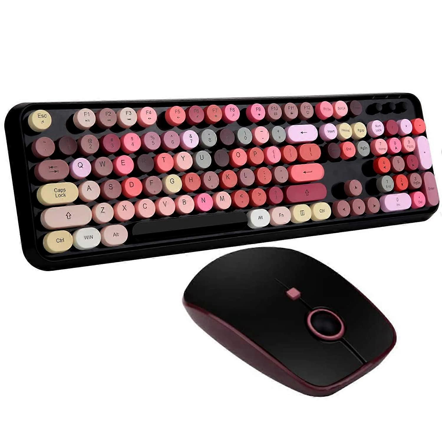 Wireless Keyboard and Mouse Sets PC for with Reliable Connectivity