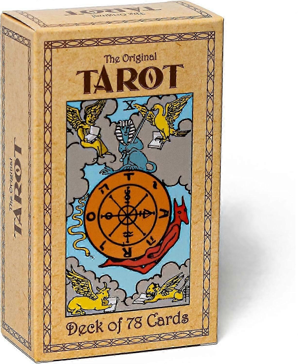 The Original Tarot Cards Deck with Guide Book for Beginners, Improved Alternative to Rider Waite Tarot Deck