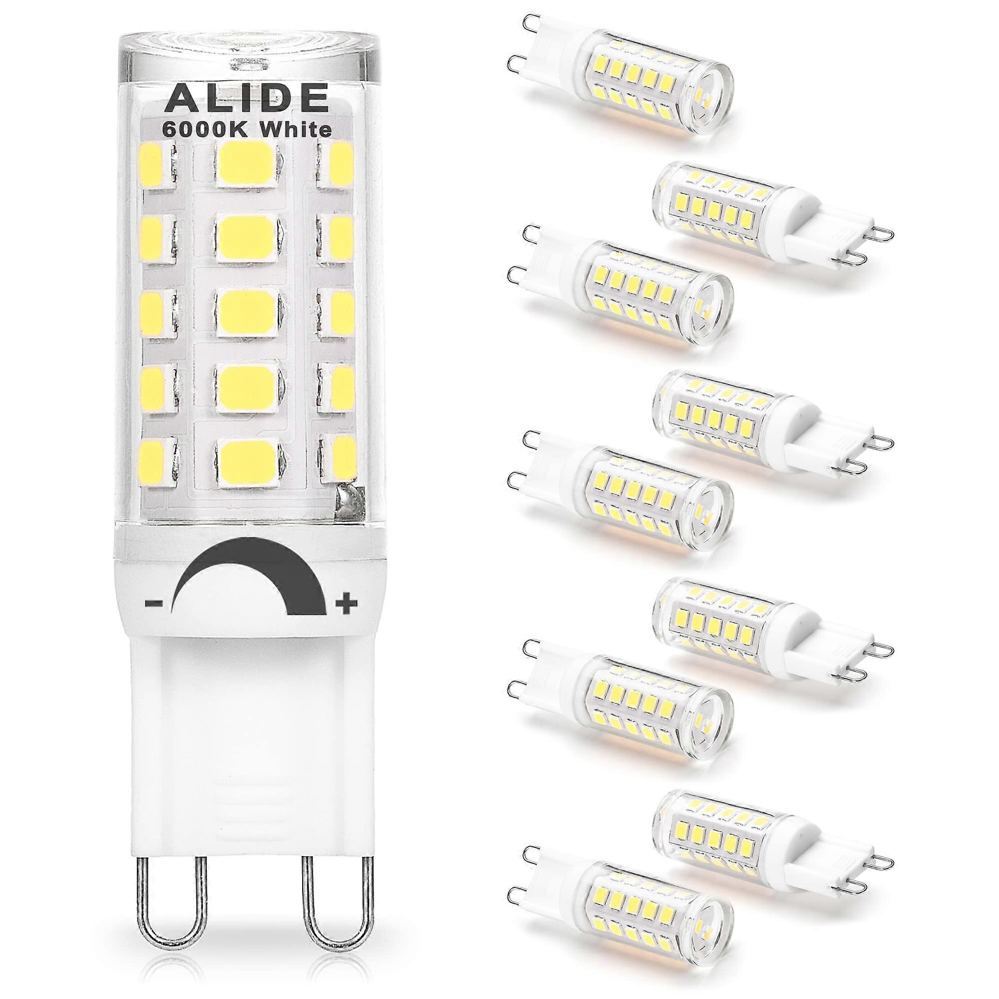 Dimmable LED Bulbs 10 Pack for Chandelier Pendant Wall Lighting, Warm White, E26 Base, Energy Efficient, 800 Lumens