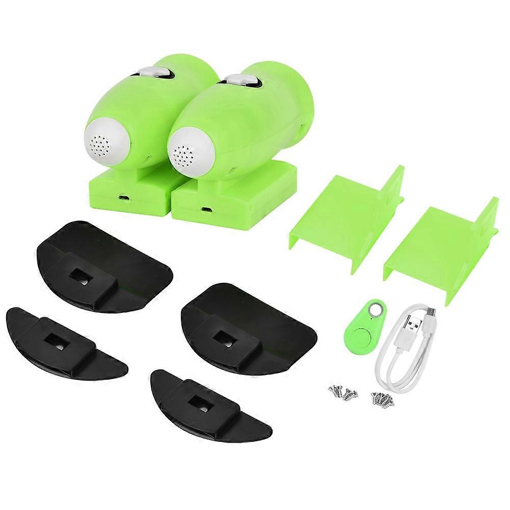 2PCS Musica Spruzzatore di Luce con Telecomando per Auto Bilanciamento Scooter Walker Scooter Verde