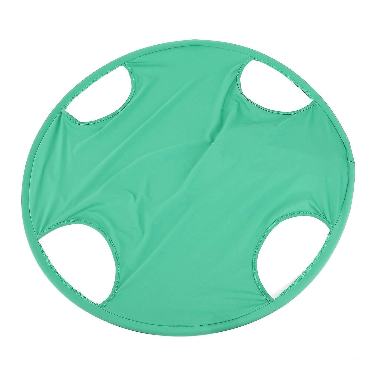 Pop Up Laundry Storage Basket Fine Wrapped Edges Foldable Round Container for Removing Clothes