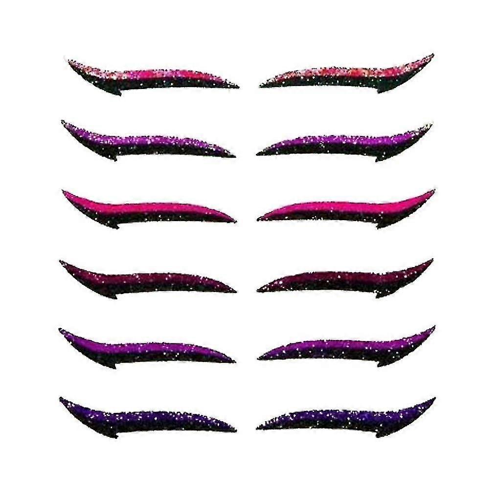 6 Pairs Eyeliner Stickers For Eyes Eyeliner Reusable Eyelid
