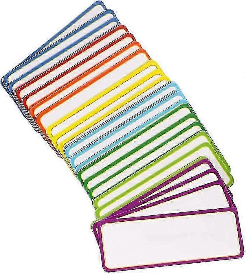 54 -Pack Whiteboard magnets, 9 colors - 29 x 79 mm - Printable Magnet