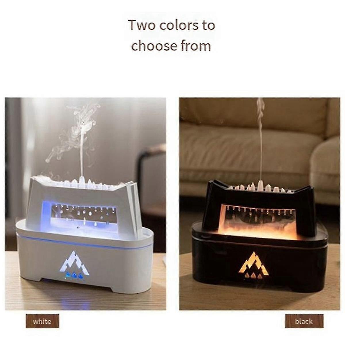 Simulation Raindrop Flame Aromatherapy Humidifier, 300mL, EU Plug