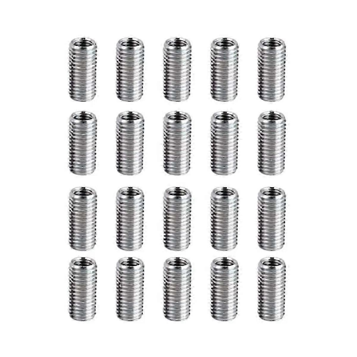 20 Female Thread Screw Sleeve Bolt Conversion Nuts, Threaded Reducers Adapters Pcs Thread Reducing Nuts, M8 Male To M6
