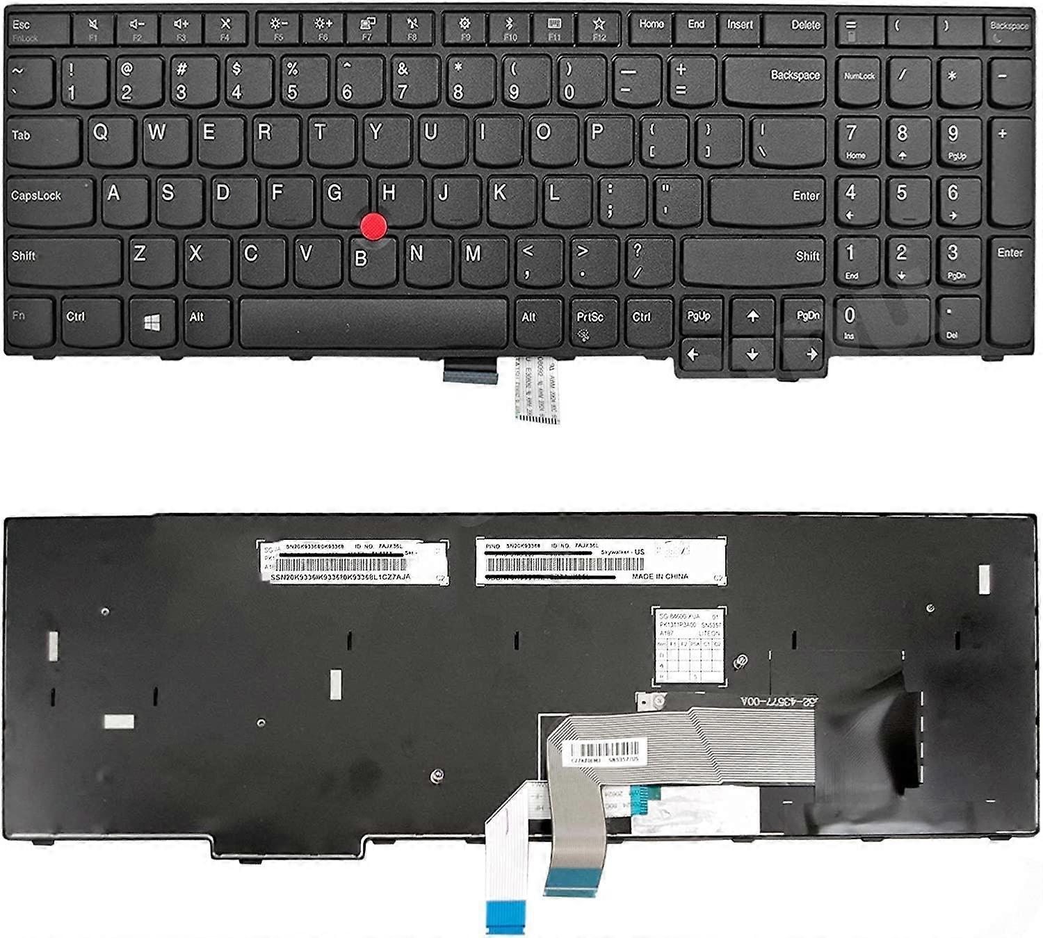 US Layout Replacement Keyboard for Thinkpad E570 E575