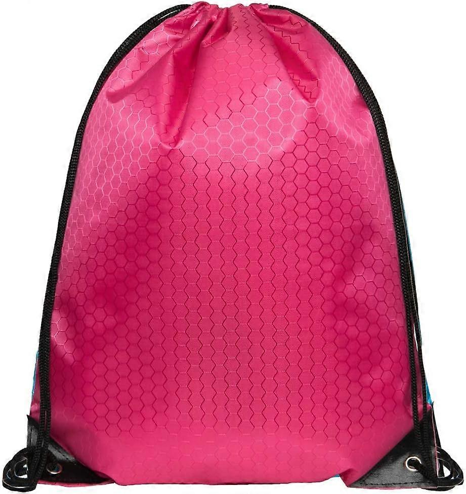 Cinch Bags Drawstring Backpack Not See-through Pull String Bag-Football Pattern-roseo