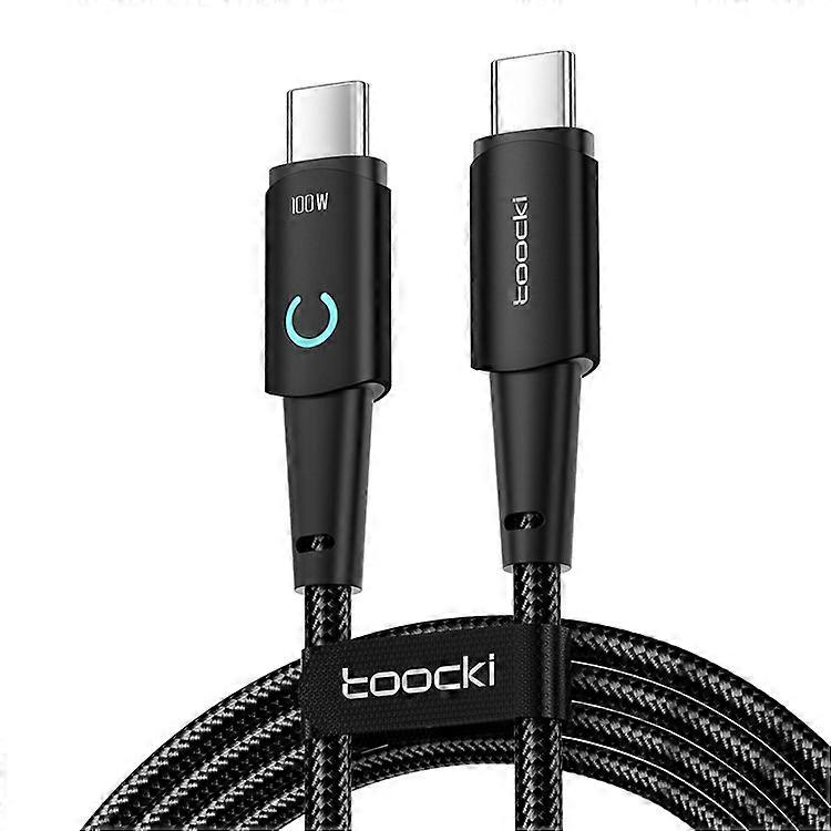 TOOCKI TQ-X02 USB-C to USB-C Cable 3m Type C 100W Charger Cord 480Mbps Data Transfer