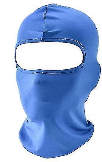 Passamontagna integrale da uomo, maschera da sci, scaldacollo nero - Blu