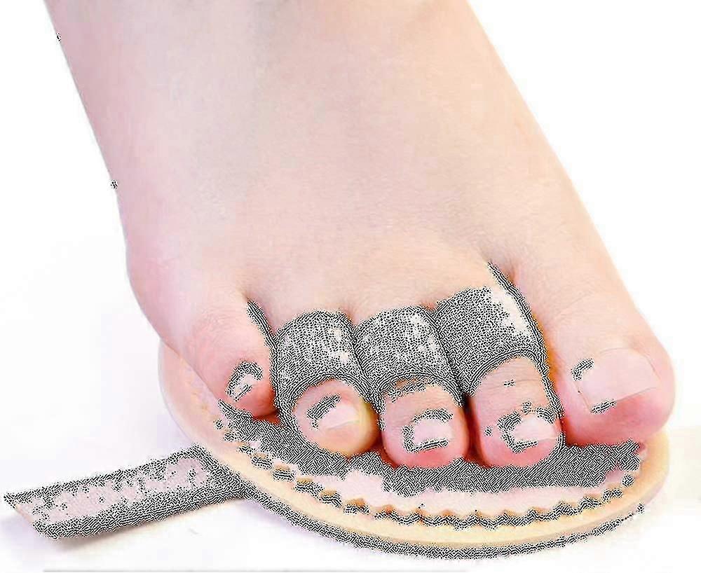 Toe Straightener Hammer Toes Corrector Pack Of 2 (3 hål) För Claw Toe Mallet Toe Contracted Toe Och Cured Toe Hammer Toe Splint -