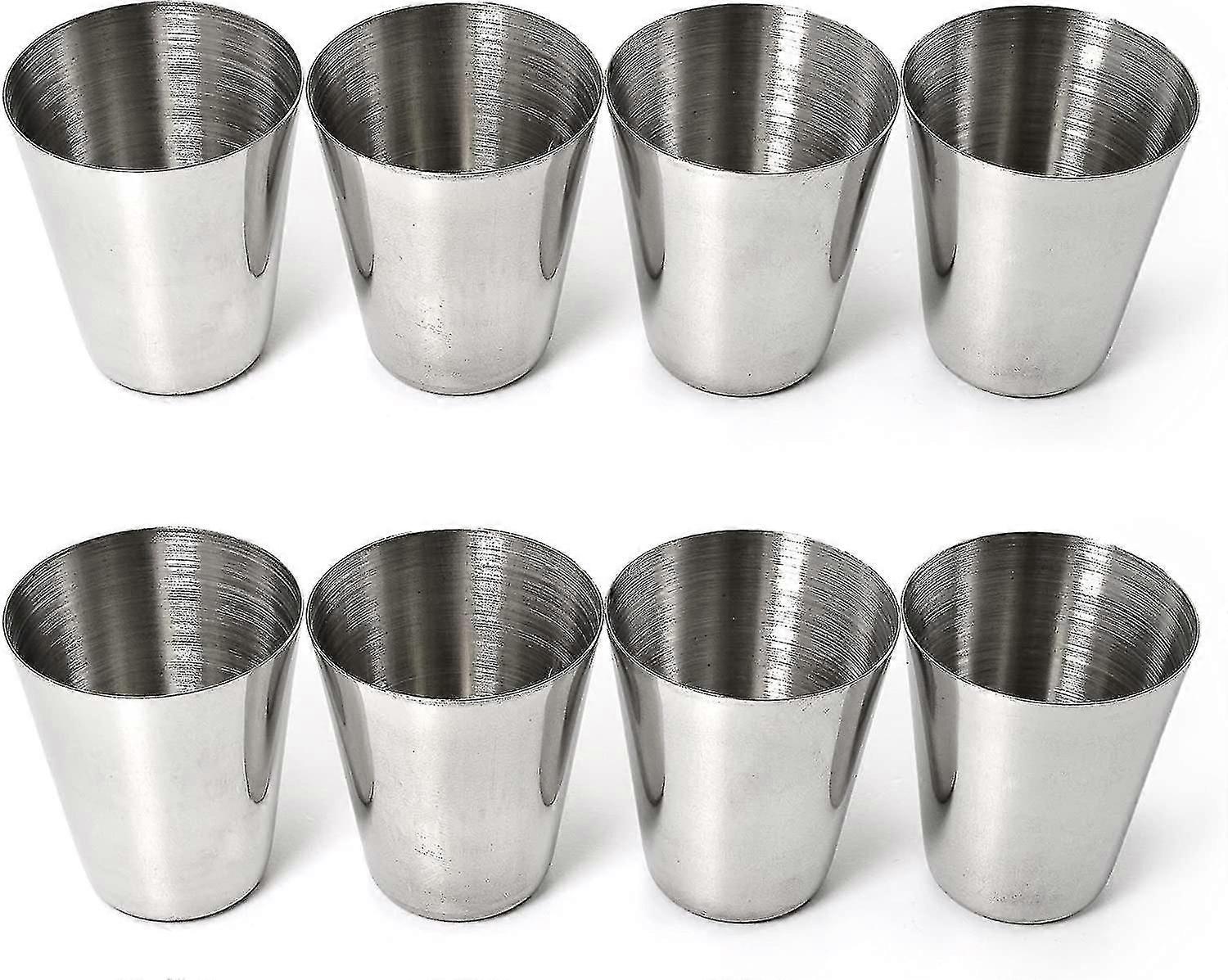 Schnapsglas-Set,12 Edelstahl-Schnapsgläser,Camping-Geschenke