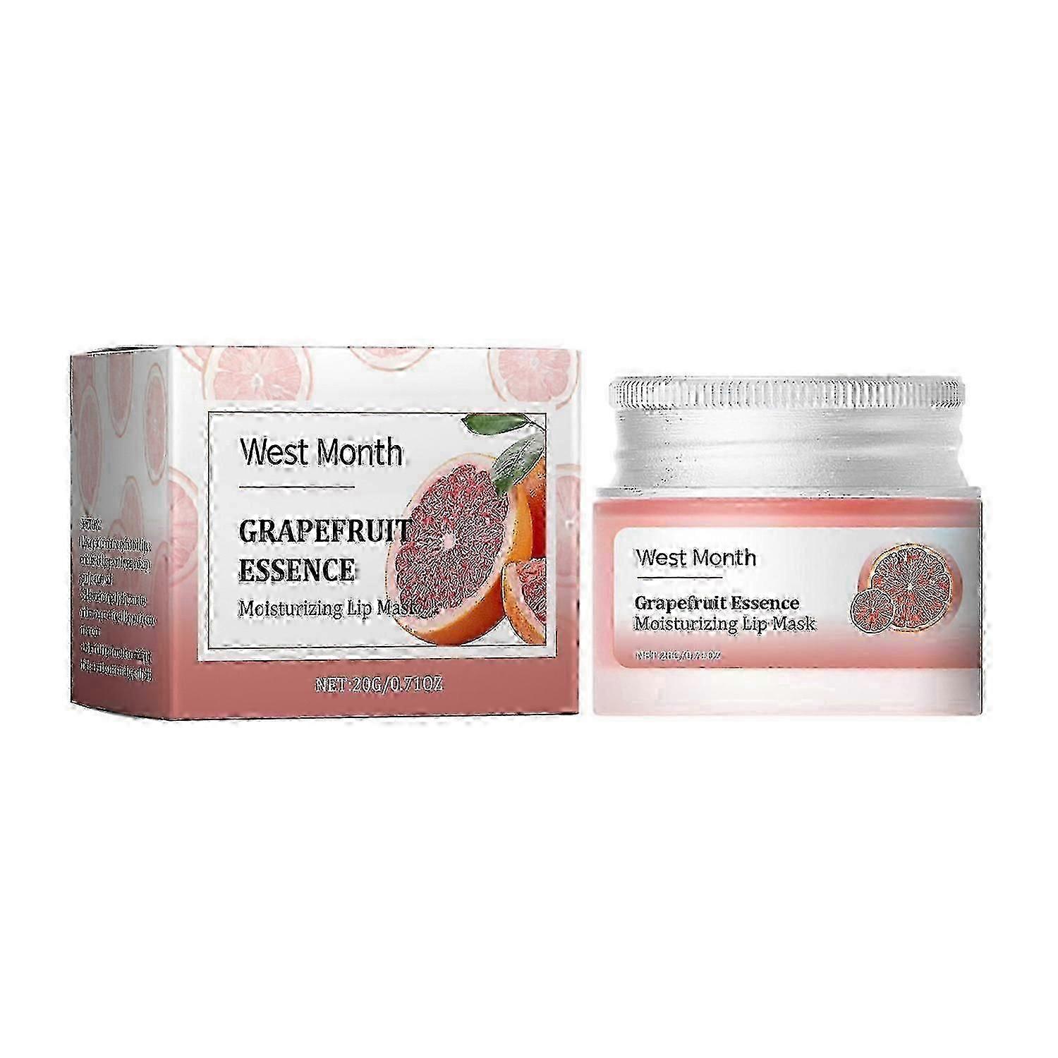 West&Month Grapefruit Moisturizing Lip Mask effectively nourishes lips for elastic, shiny and moist