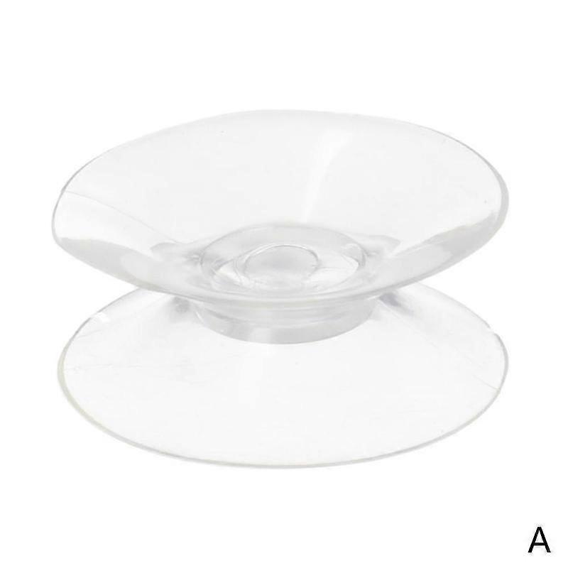 20,30,35,50mm Double Sided Suction Cups Clear Plastic Rubber >UK<
