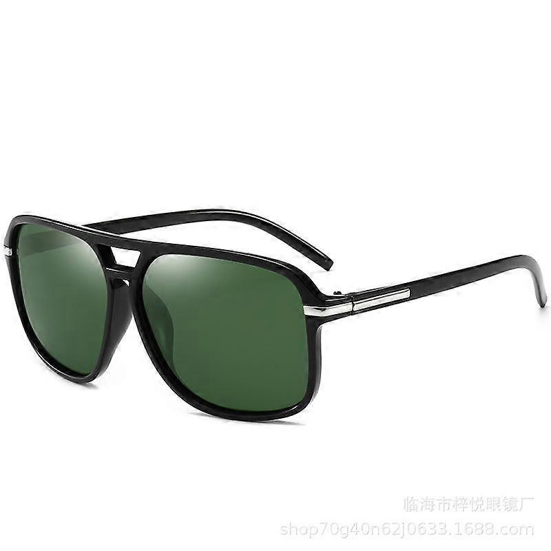Fashionable Men's Sunglasses Retro Large Frame Polarized Sunglasses Driver Driving Mirror