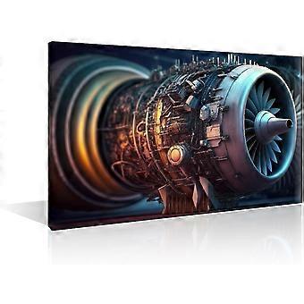 Vintage Flugzeug Poster Flugzeug Propeller Flugzeug Motor Holz Puzzle DIY Spielzeug 1000 Teile