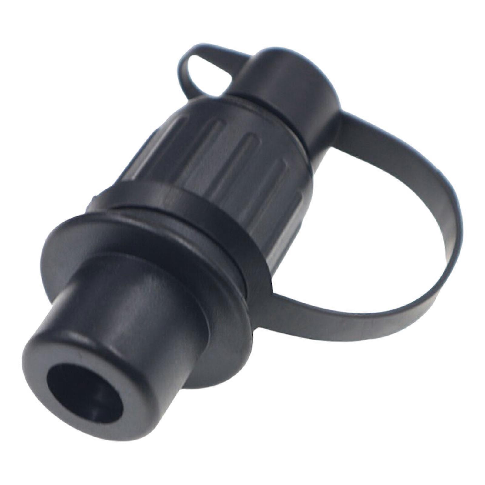 מחבר נגרר חור עגול 3 פינים 12V תקע מתאם רתמת חוט סטנדרטי עם כיסוי עמיד למים