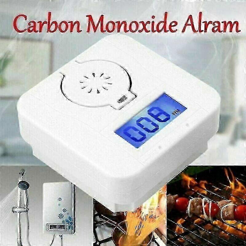 Home Alarm Systems Lcd-carbon-monoxide Co Detector Smoke Poisoning Gas Sensor Monitor Warning Alarm