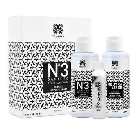 Perm Kit No. 3 For Damaged Hair 100+100+10 Ml Valquer
