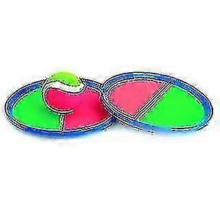 Gra w piłkę Toss And Catch Dla dzieci Gry podwórkowe Gra plażowa dla dzieci (ulepszona) (2 wiosła 2 piłki)-CEzz