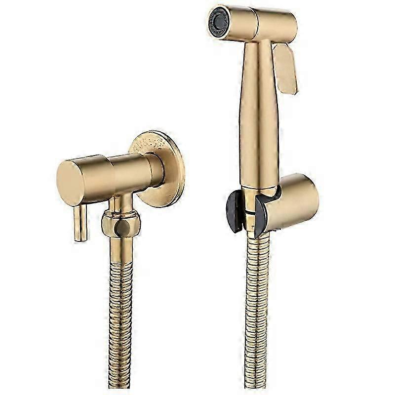 Stainless Steel Toilet Bidet Sprayer, Bidet Sprayer Kit, Faucet Sprayer Toilet Sprayer(gold)