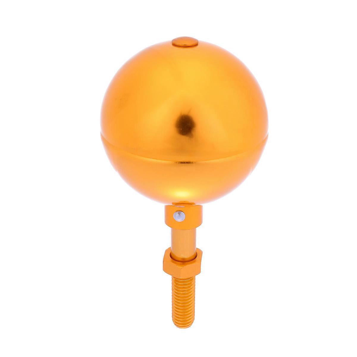 Sturdy Flagpole Ball Ornament, Gold Coating for Enhanced Visual Appeal