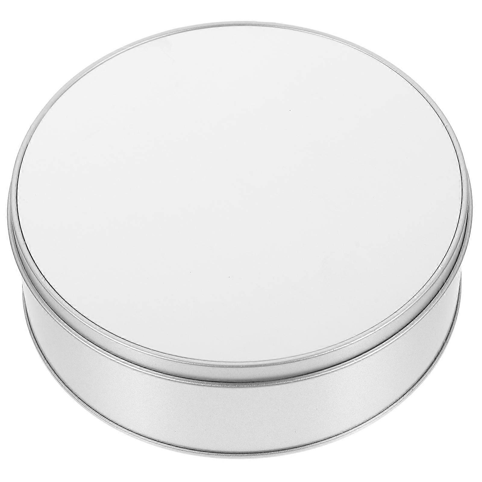 Elegant Round Container, Robust Iron present Box for Special Occasions, Compact Size