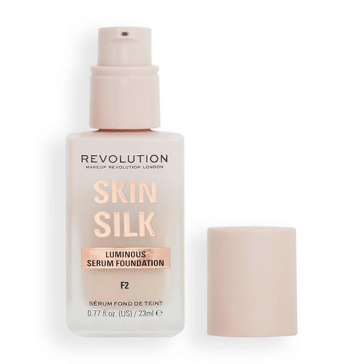 Makeup Revolution Skin Silk 精华粉底液，F2 - 0.77oz