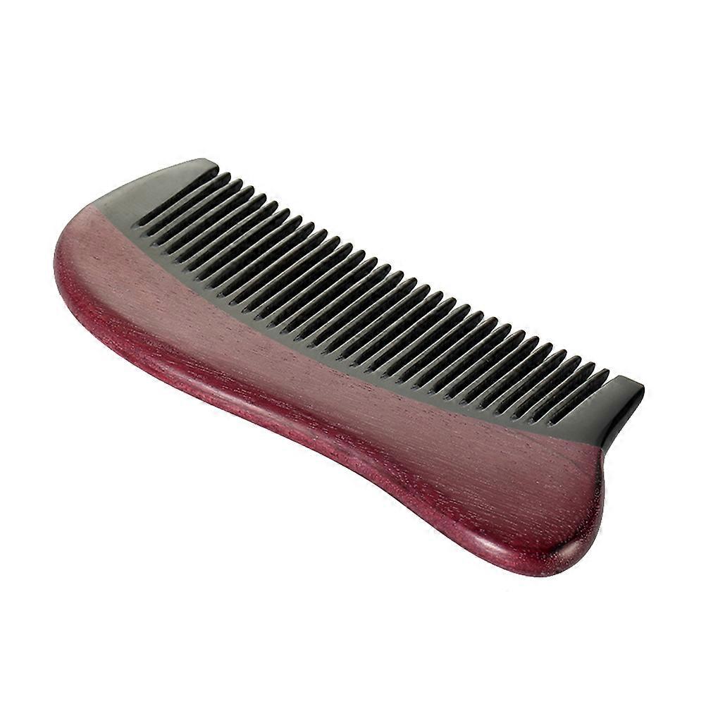 Scalp Comb Wood Hair Comb For Girls Styling Tool Dark x 1 x 4.5 Cm 1Pack