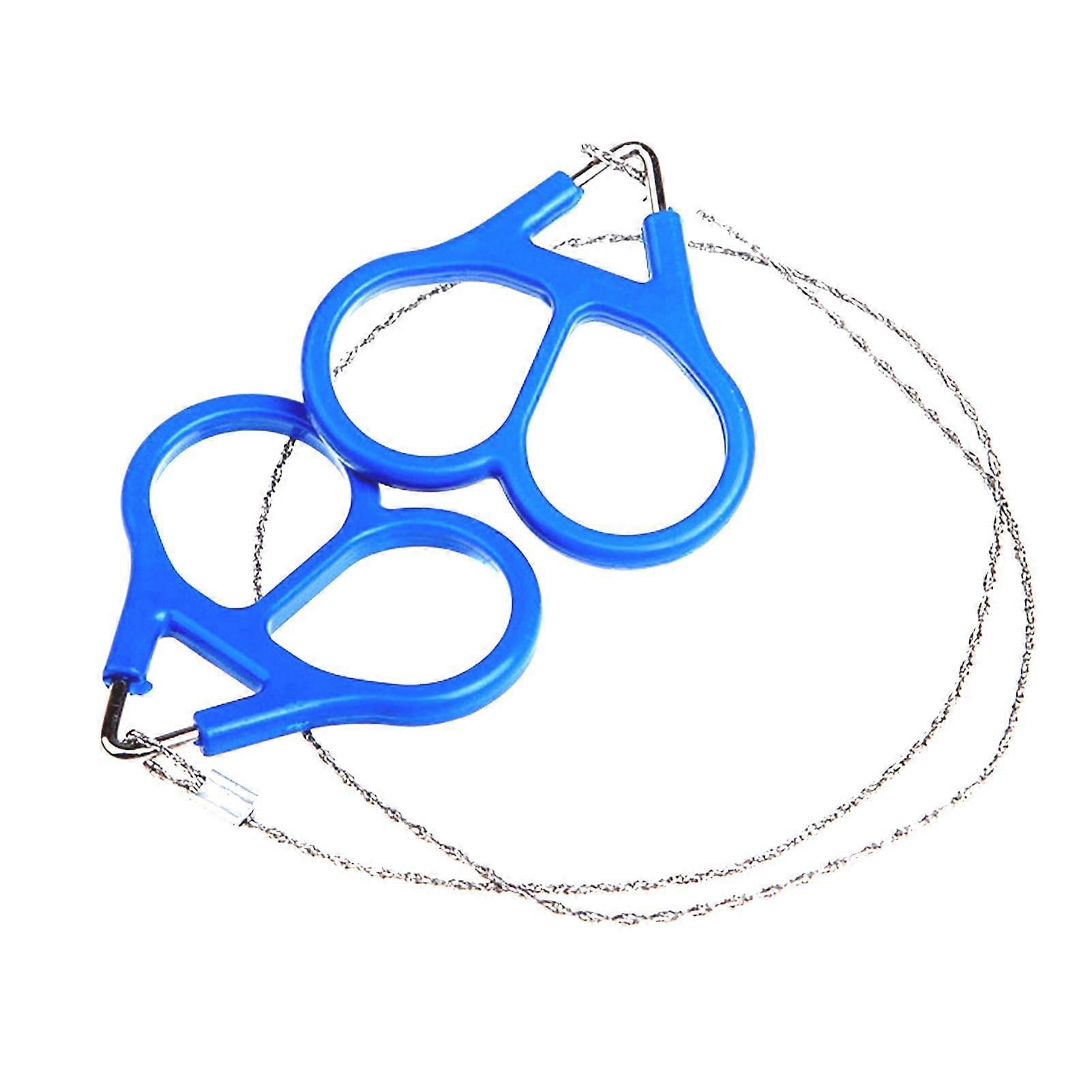 Wire Saws - Stainless Steel Emergency Pocket Chainsaw with Handle, Heavy Duty Outdoor Wire Rope Saw for Camping and Survival
