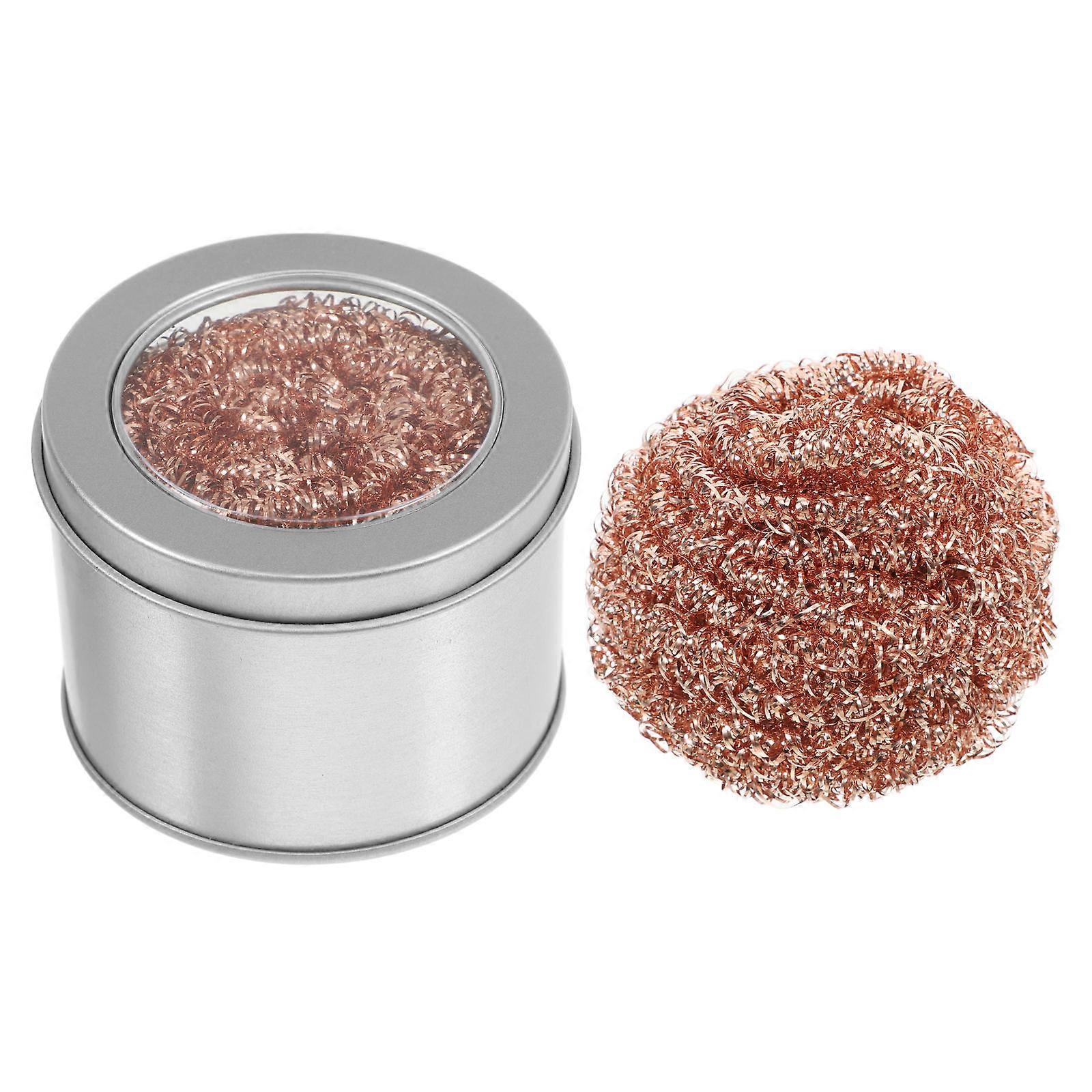 Soldering Tip Cleaner Set Soldering Equipment Professional Use Round Ball Tin Copper 1Set
