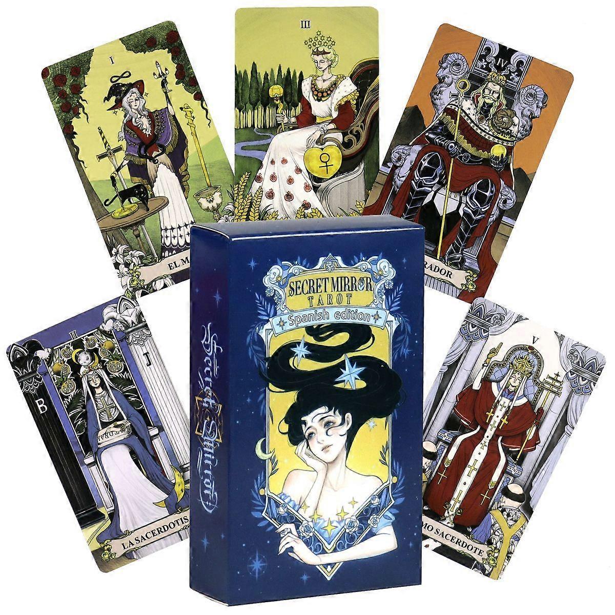 Secret Garden Tarot Cards - Spanish Guide - Color Edition Deck