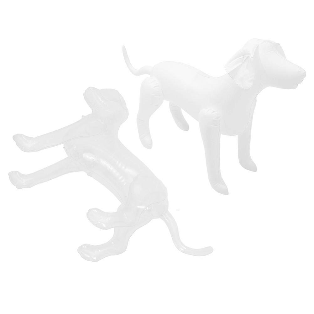 Inflatable Dog Models PVC Blow Up Puppy Figures for Pet Apparel Display and Training Showcase