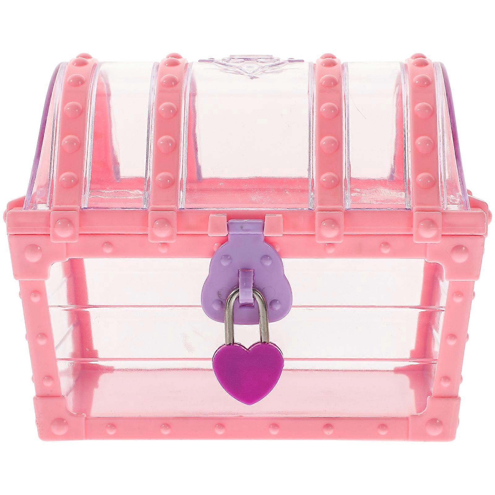 Jewelry Storage Box Organizer with Treasure Chest Design for Rings, Necklaces & Earrings – Decorative Sundries Box for Bedroom & Living Room