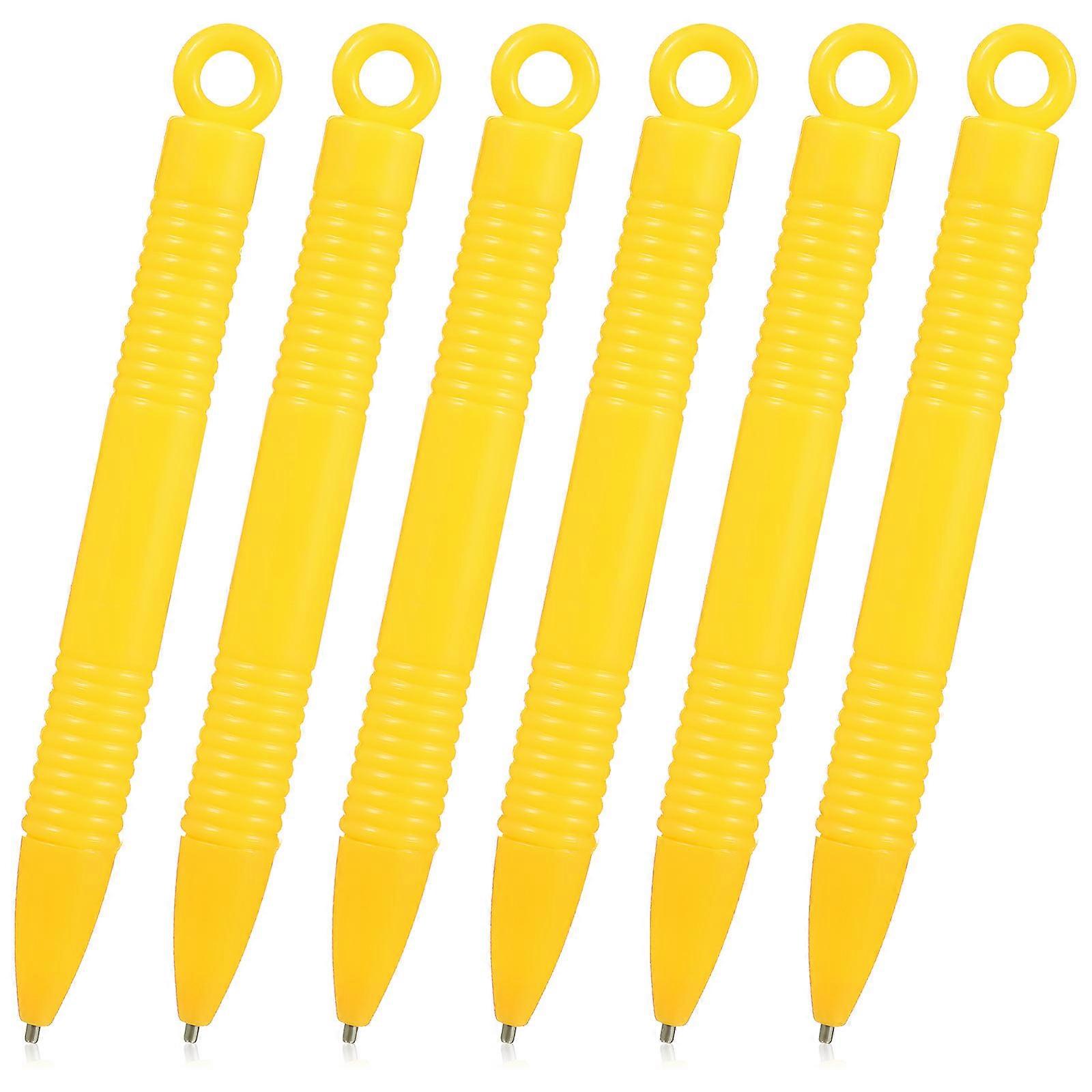 落書き絵画用磁気製図板ペン 6 個 – 創造的な遊びのための楽しい画材 – 人間工学に基づいたデザイン