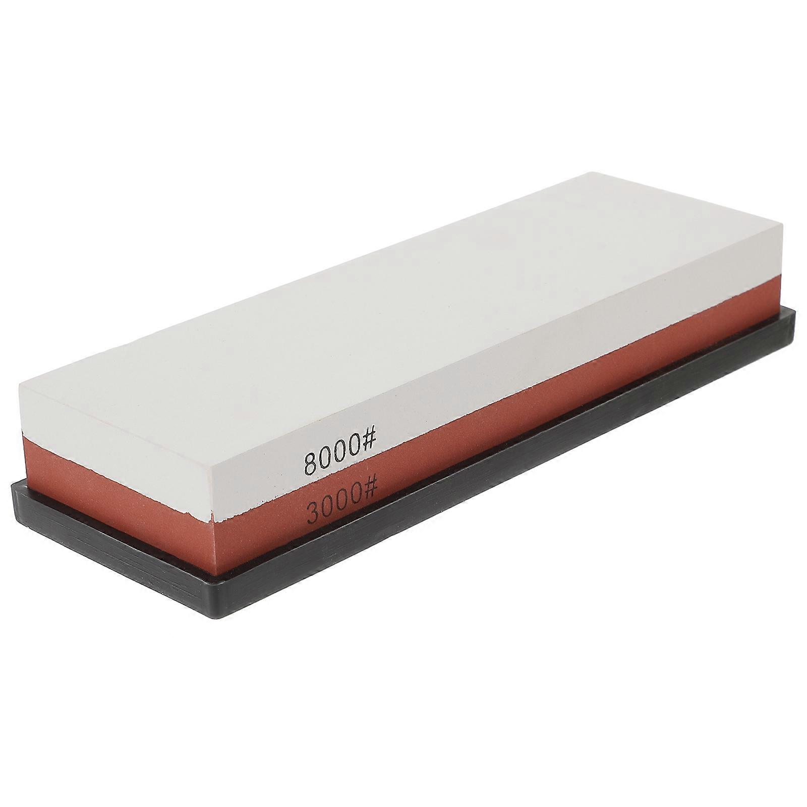 Round Sharpening Stone Professional Polishing Sharpener Kitchen Tool 3000/8000 Grit Rectangular Simple Design 1Set