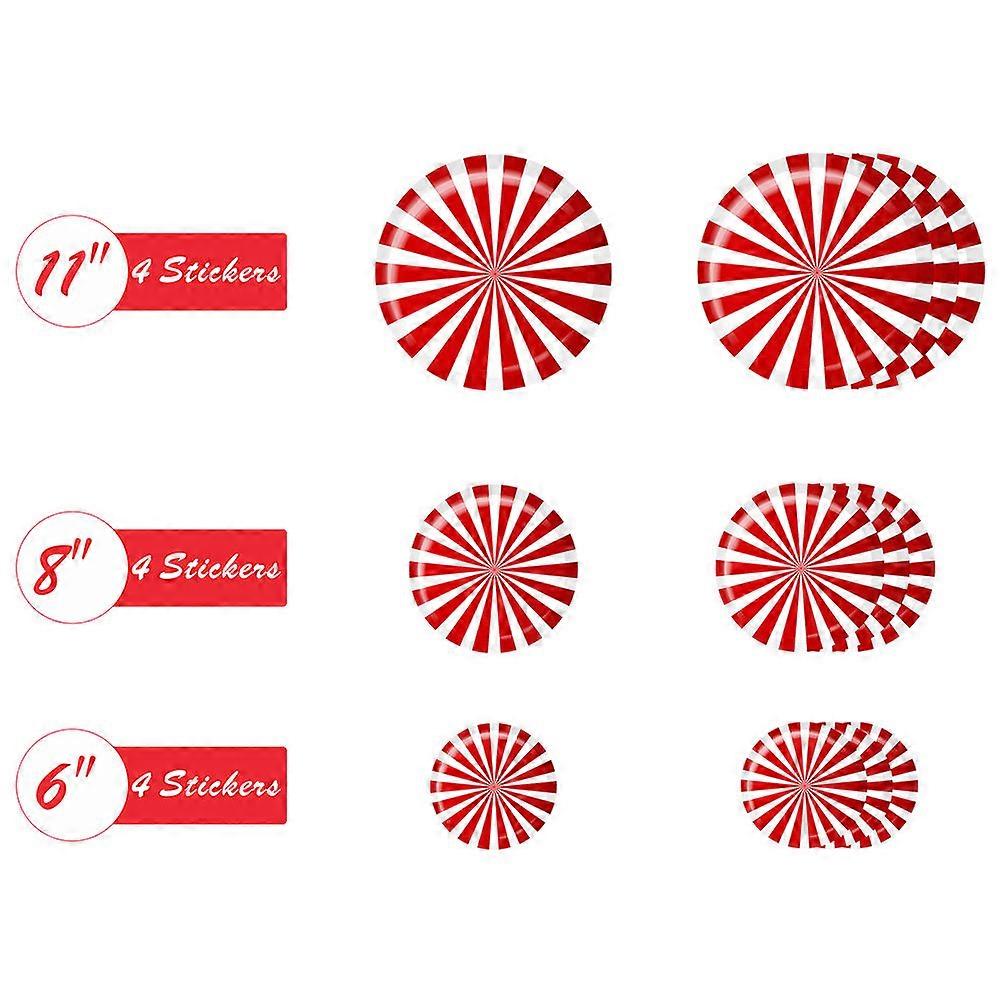 لطيف ملصقات عيد الميلاد لاصق لاصق ديكور PVC 30x120x0.1cm 1 مجموعة