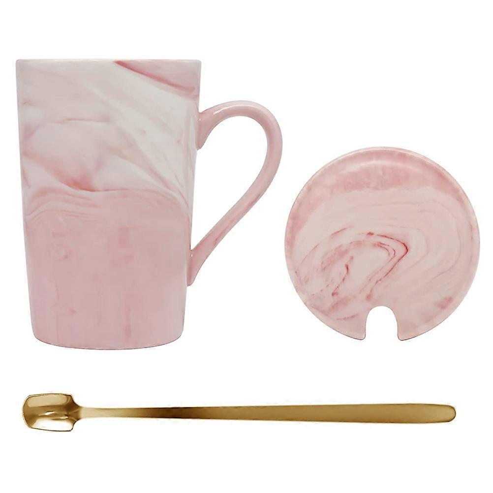 Reusable Coffee Cup With Anti-skid Handle For Family Friends Home Use Pink 14.00X2.00X1.00cm 1 Set