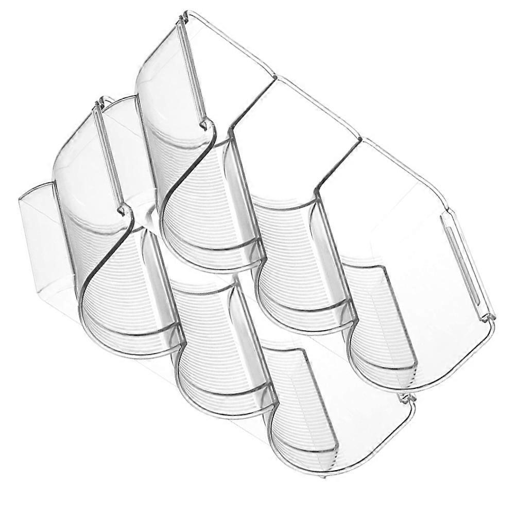 Refrigerator Drinks Rack Wine Storage Beverage Display Rectangular 30.00X20.00X10.50cm 2Pcs