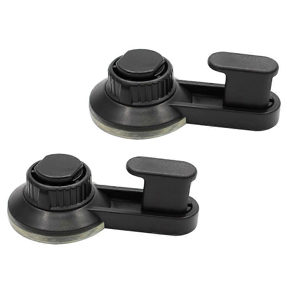 バスルームサクションカップフック強力真空吸引取り外し可能な再利用可能なコートタオルバスローブハンガーホームキッチンアクセサリー2個ブラック