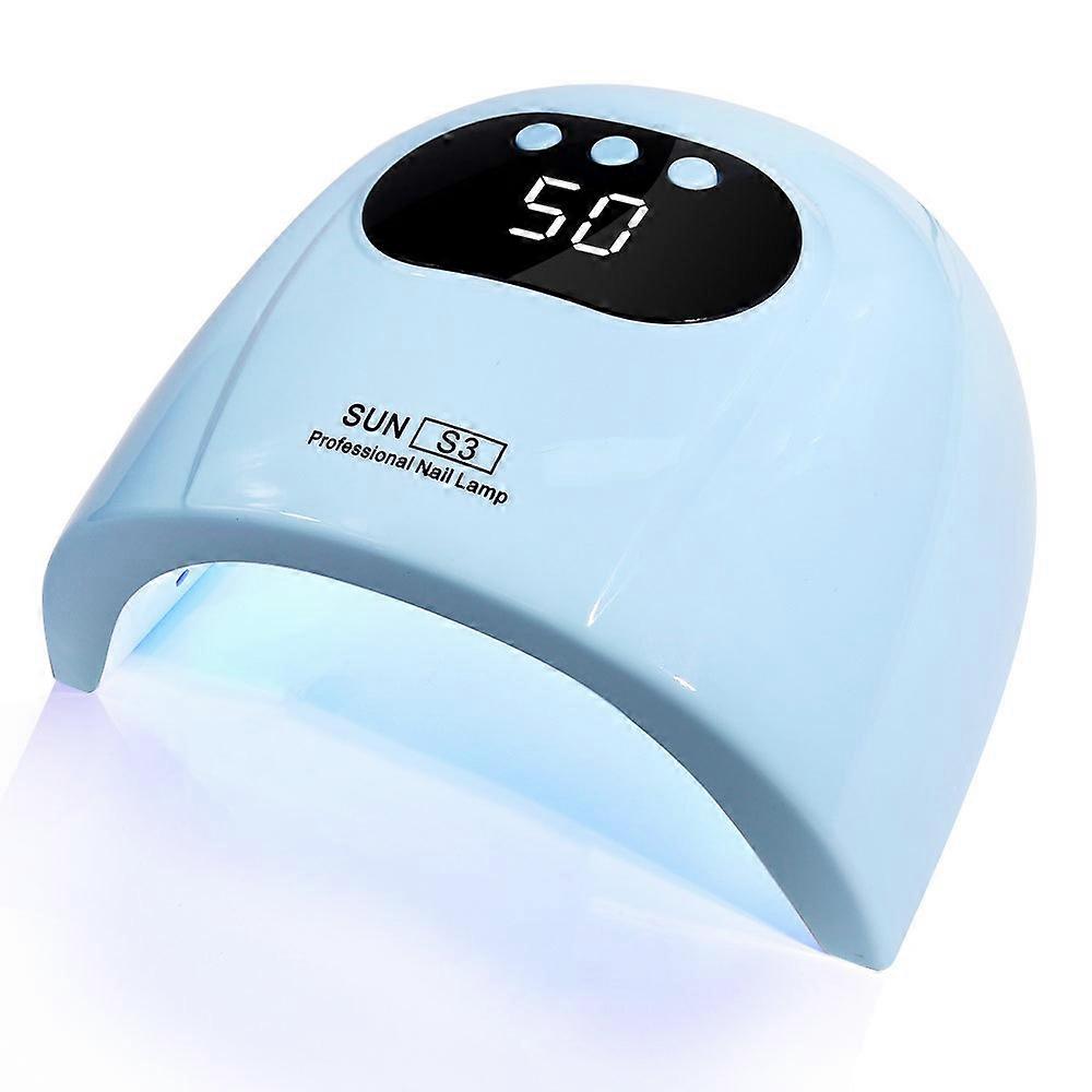 Sun S3 88W 2-in-1 UV LED Lamp For Drying Semi-Permanent Nail Polish And UV Gel blue