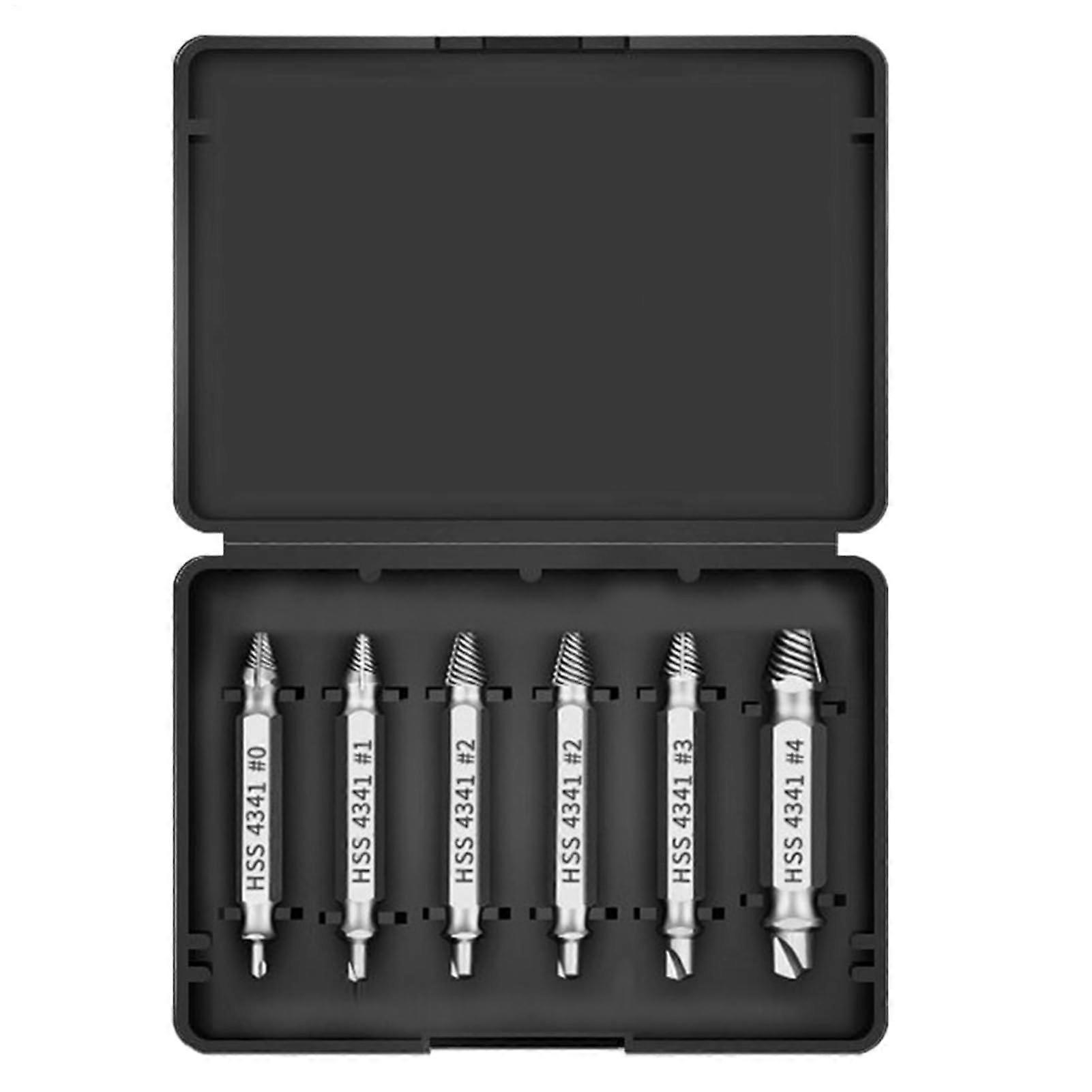 Screw extractor  Precise bolt remover  Precise nonslip screw loosener for auto tallation plumbing metalworking woodworking silver