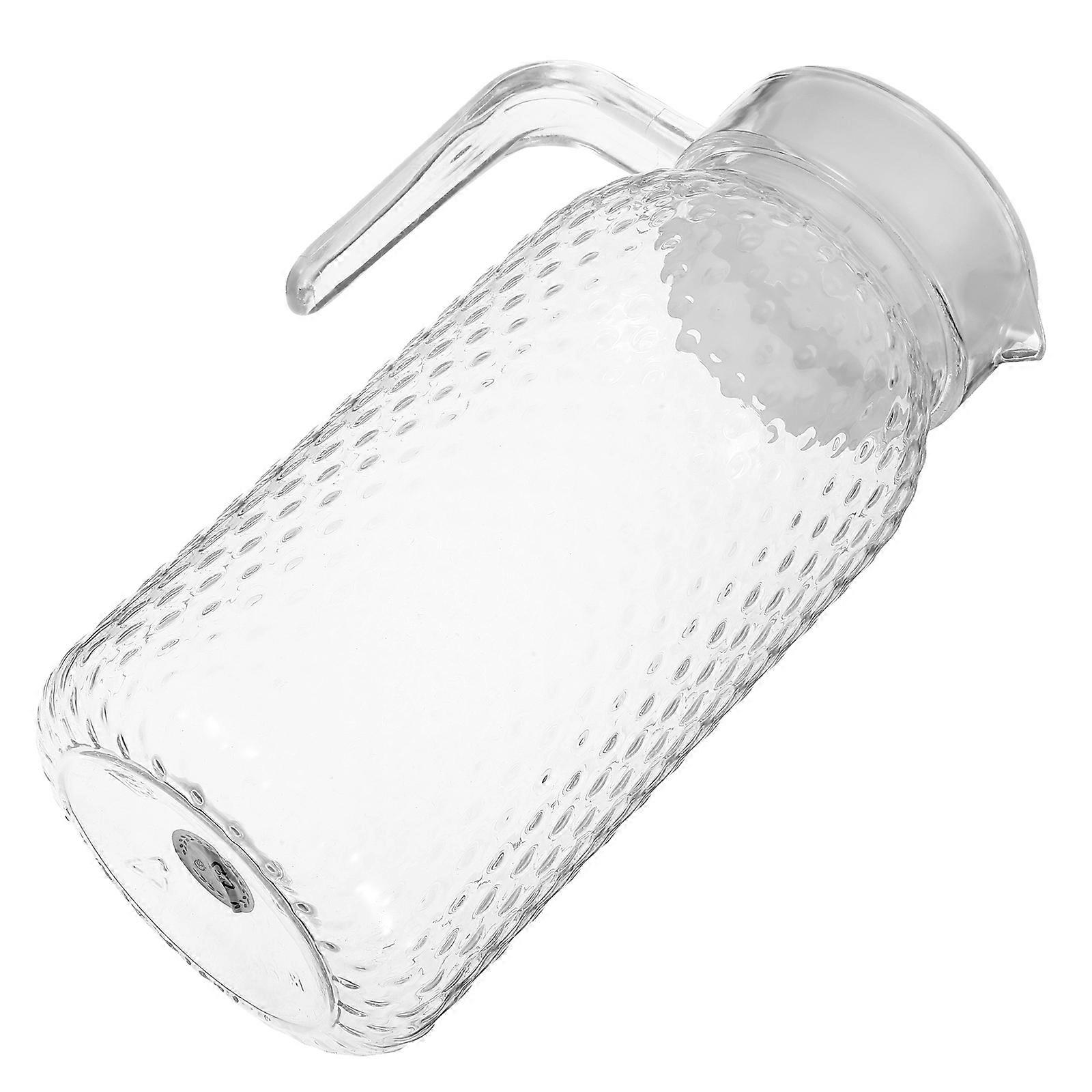 Pitcher For Party Transparent Acrylic Water Pitcher 1L Capacity Airtight 1Pack
