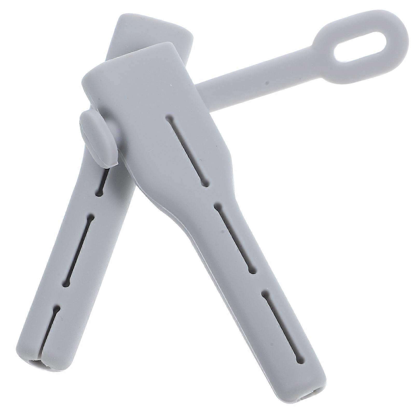 Charging Cable Plug Protector Cable Sleeve Travel Grey 6.4x5.9cm Prevent Breakage 2Pcs