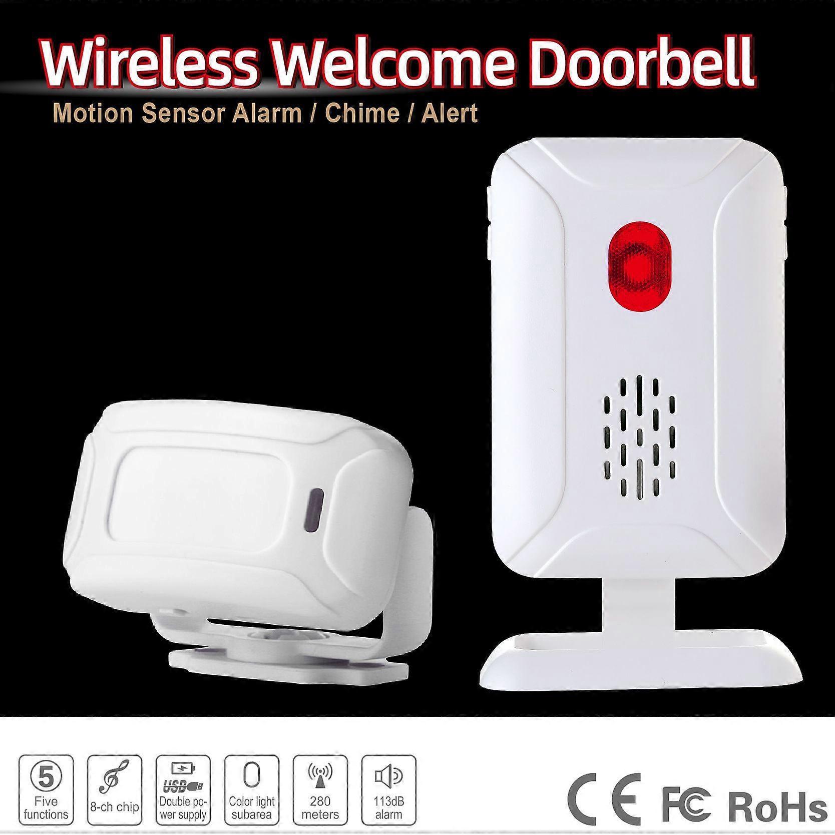 Split Infrared Electronic Welcome Device Sensor Store Hello Welcome to the Sensor Doorbell